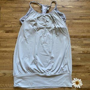 Lululemon No‎ Limits Built In Bra Layered Tank Size